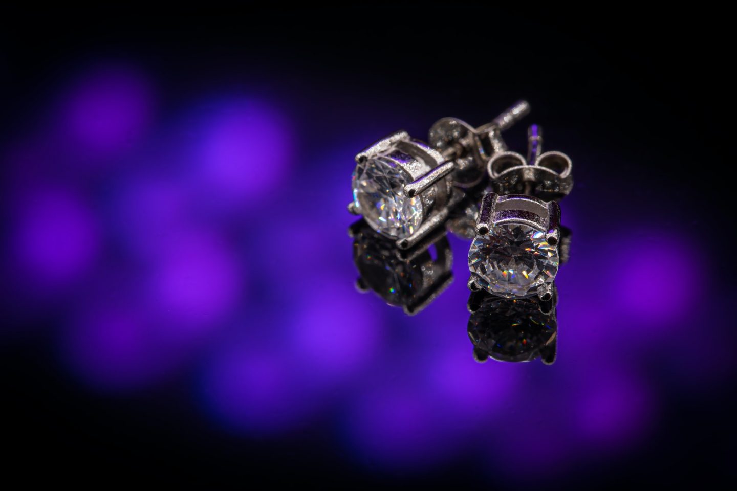 Beautiful silver earrings